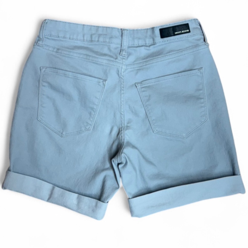 DKNY Jeans Women's Rolled Hem Chino Shorts - Size 4 - Picture 7 of 8